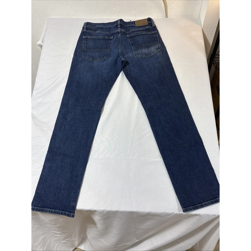 Lucky Brand 221 Original Straight‎ Leg Mens Jeans 32x32 Dark Wash Denim